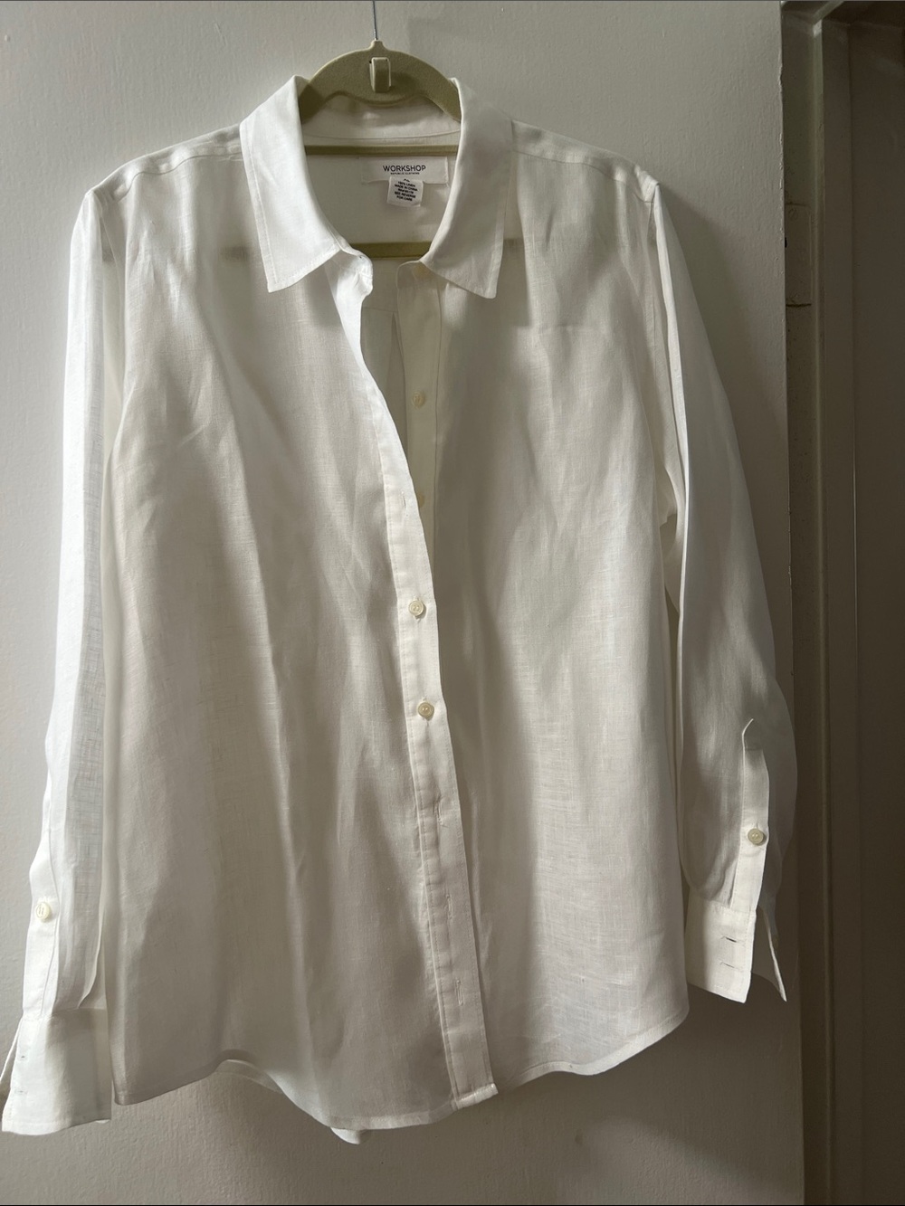 Linen button-down